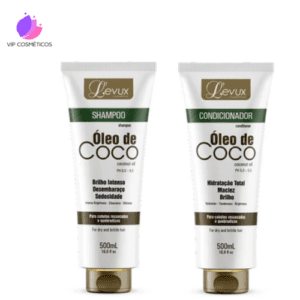 Kit Óleo de coco Levux Shampoo e Condicionador