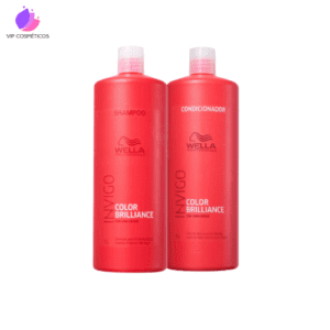 Kit Shampoo & Condicionador Wella Color Brilliance 1L