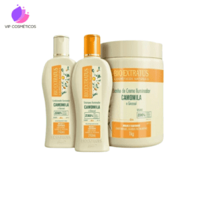 Kit Bio Extratus Camomila - Shampoo, Condicionador & Creme
