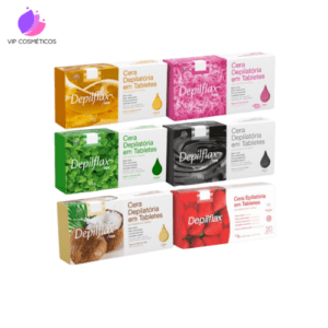 Cera Depilatória em Tabletes Depilflax - Variedade de Tipos