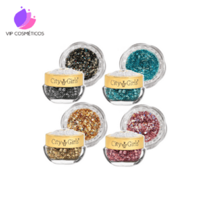 City Girls - Gel Glitter Flocado de Luxo