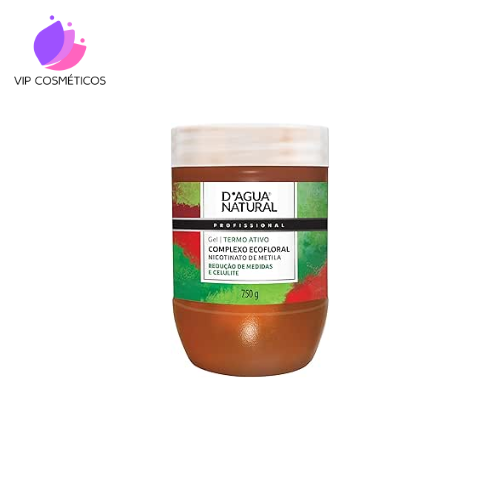 Gel Termo Ativo com Nicotinato de Metila, D'agua Natural