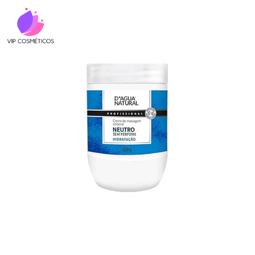 Creme Esfoliante Mãos e Pés, D'agua Natural, 650 g