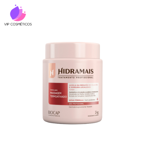 Creme Para Massagem Termoativo 1kg | Ação Térmica e Modeladora