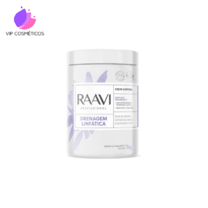 Creme Massagem Drenagem Linfática 1kg Raavi Óleo de Girassol