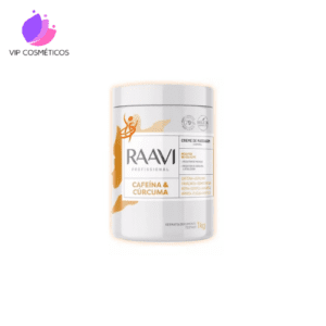 Raavi profissional creme de massagem cafeína e cúrcuma